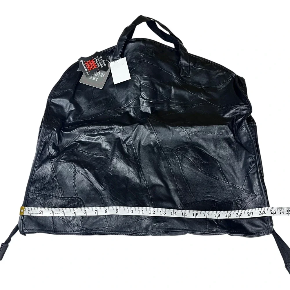 Embassy Black NWT Genuine Buffalo Leather Fully Lined Garment‎ Bag